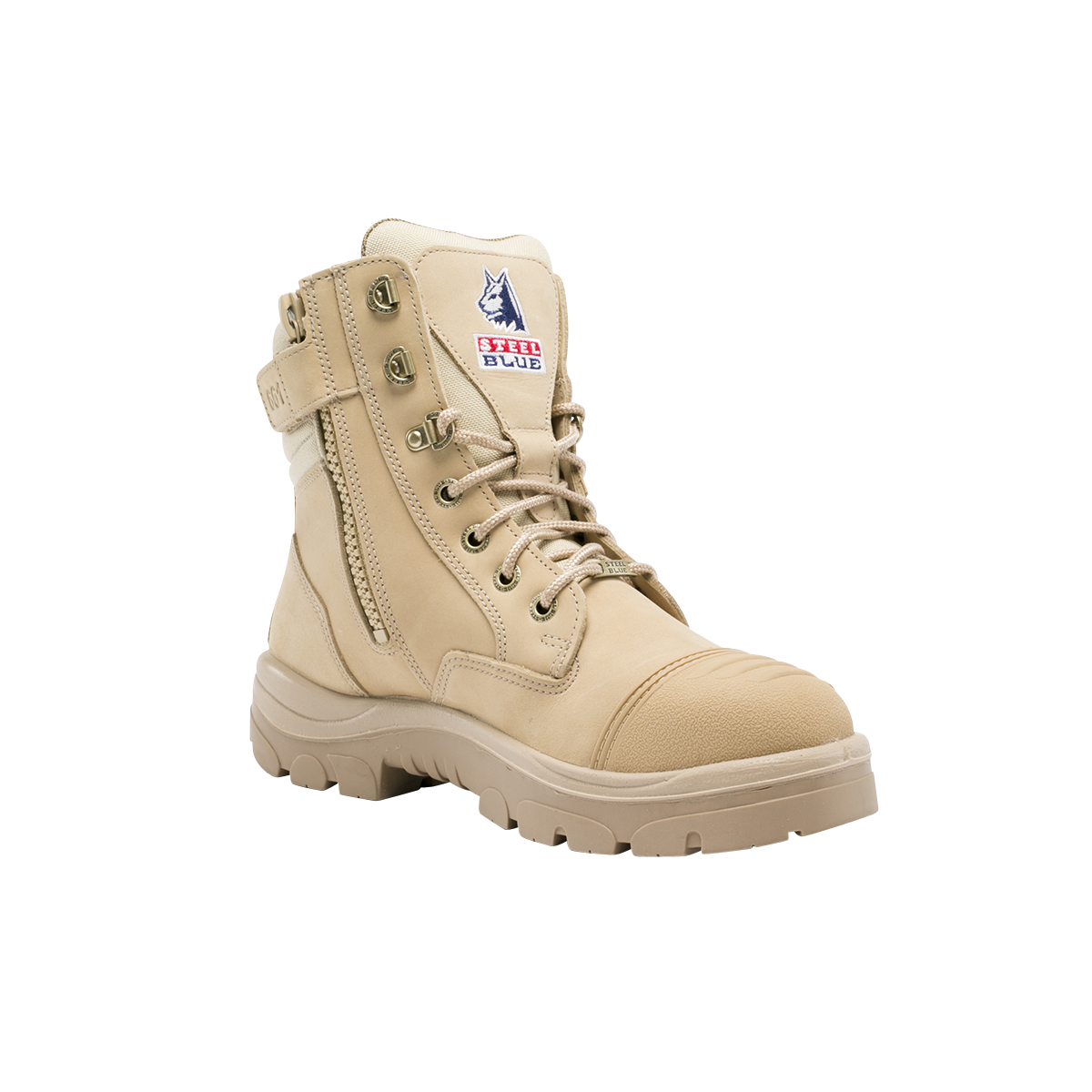 steel blue boots southern cross side zip s3 safety boot