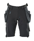 Mascot 17149 Stretch Work Shorts with Detachable Holster Pockets Navy