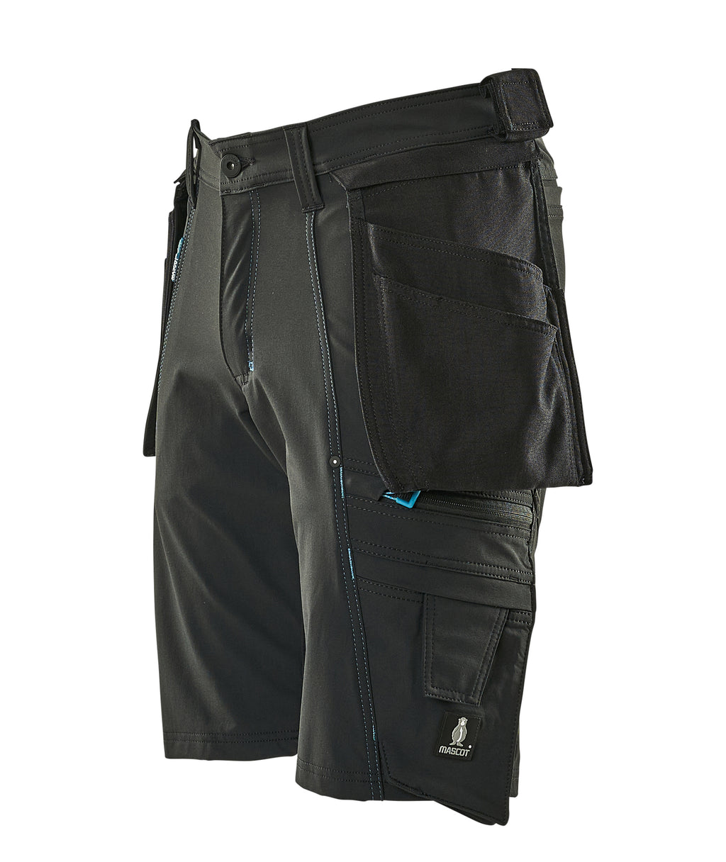 mascot 17149 stretch work shorts with holster pockets