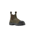 Steel Blue Boots - S3 Hobart Slip On Dealer Safety Boot Rustic Brown With Scuff Toe