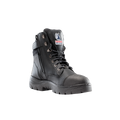 steel blue southern cross side zip safety boot black