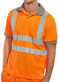 Beeswift BPKSENOR hi vis short sleeve polo shirt