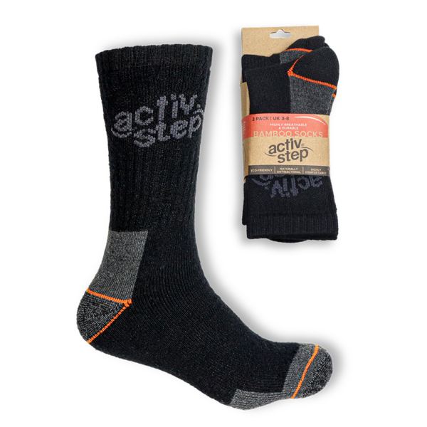 rockfall activ step bamboo work sock