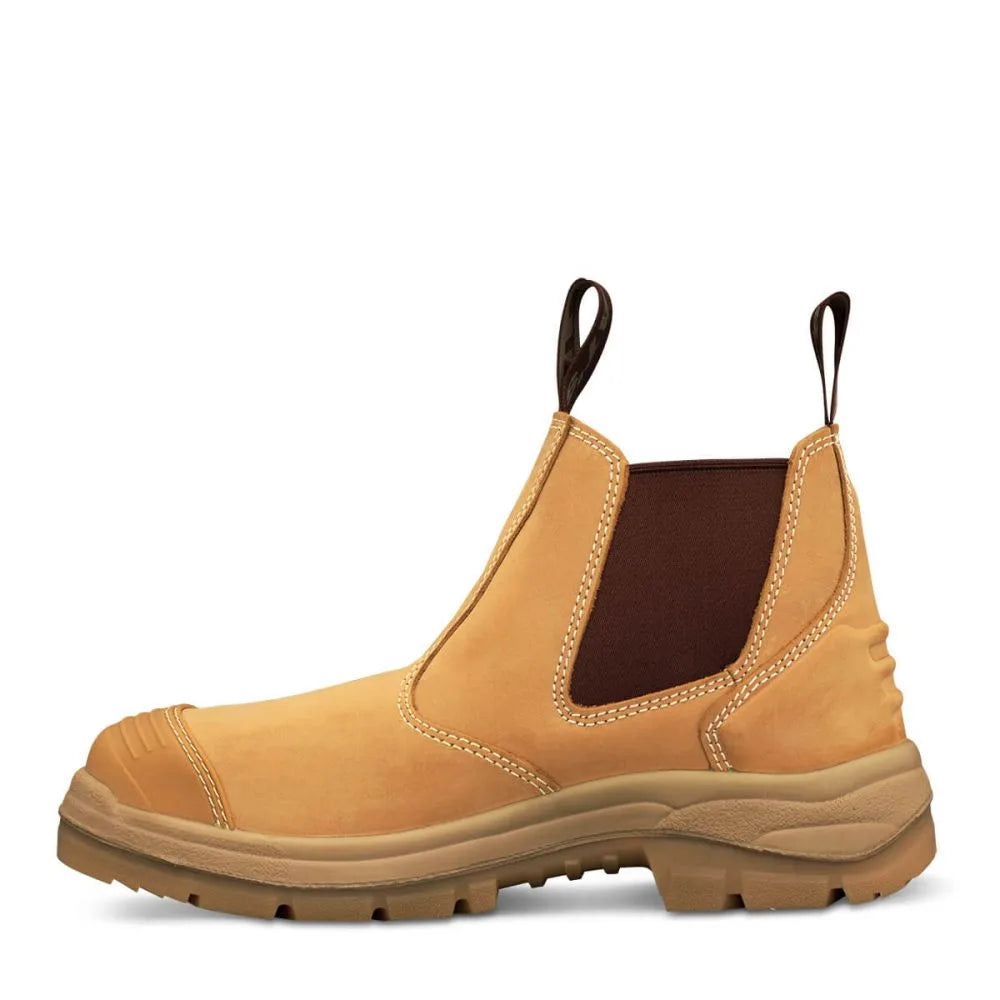 Oliver Work Boots 55322 Wheat Slip On Dealer Boot With Scuff Cap
