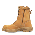 Oliver Work Boots 55385 Wheat Hi-Leg Side Zip Safety Boot