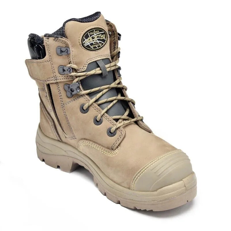 Oliver AT55-352Z 55 Series Stone Side Zip Safety Boot With Scuff Cap