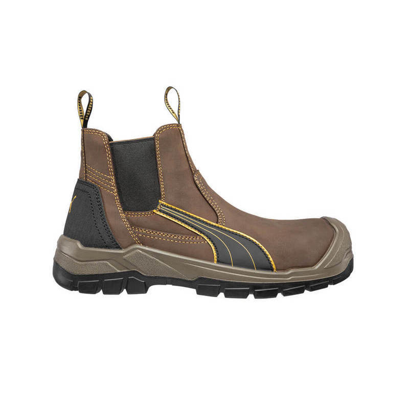 Puma Tanami Brown Slip-On Safety Boots