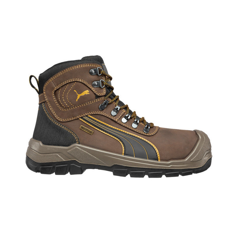 Puma Safety Sierra Nevada Side Zip Brown Waterproof Work Boot
