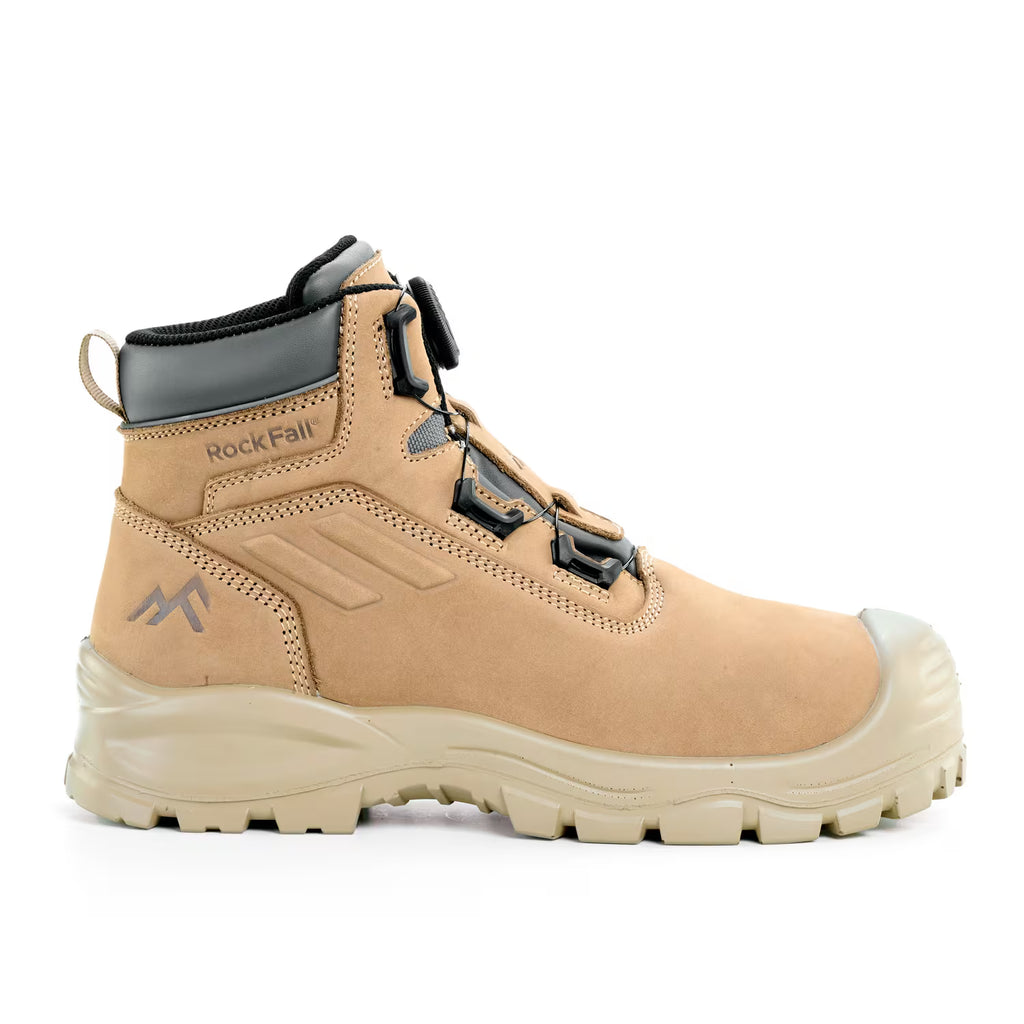 rockfall mason rf121 boa safety boot stone