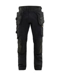 Blaklader 1750 Craftsman Trousers 2 Way Stretch With Holster Pockets Black