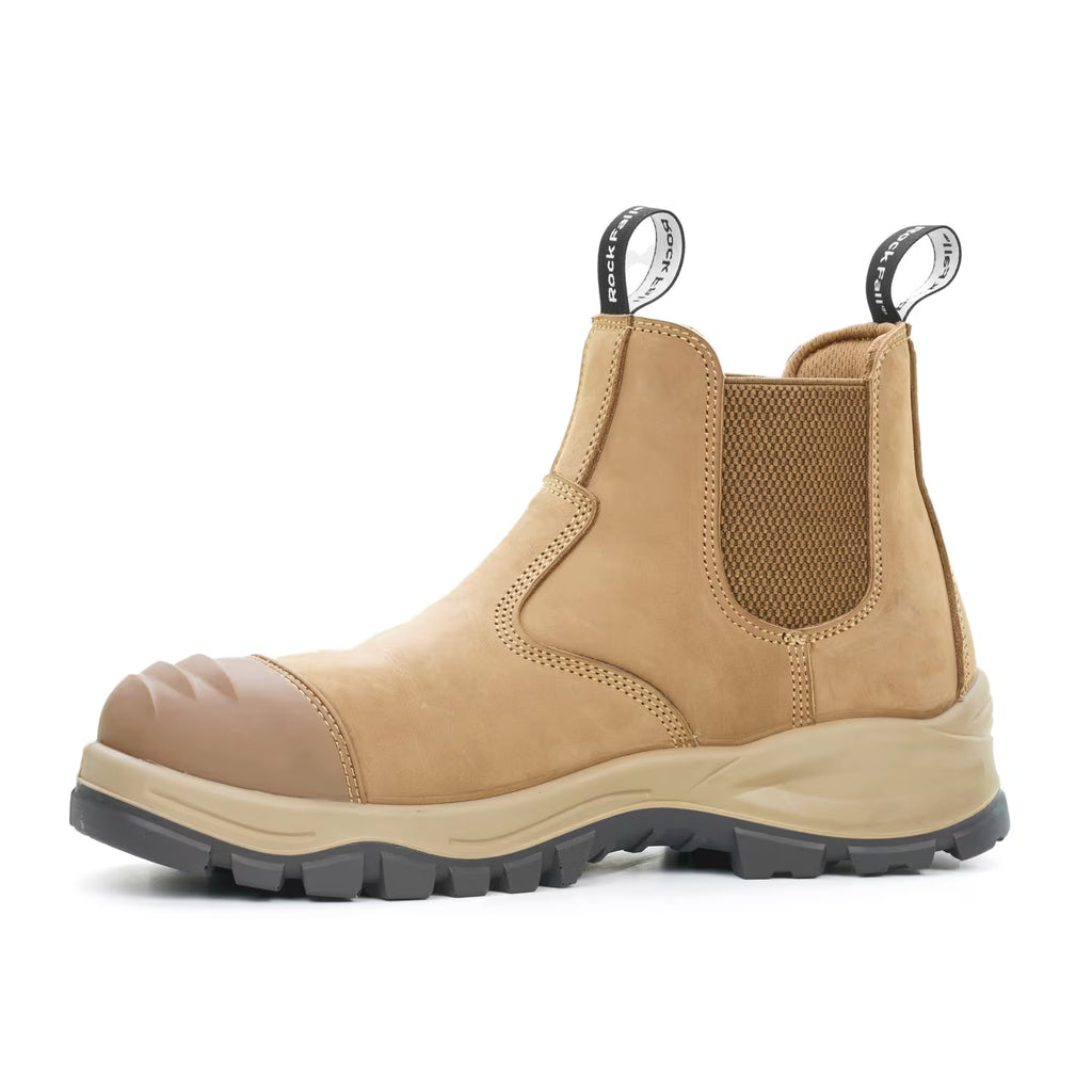 rockfall hudson S3 RF841 slip on chelsea work boot