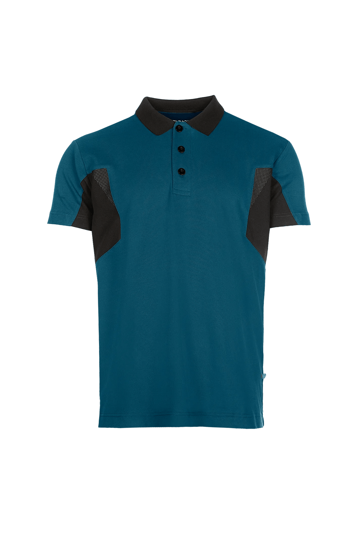 SYNQ pitcher short sleeve polo shirt Petrol blue/Black