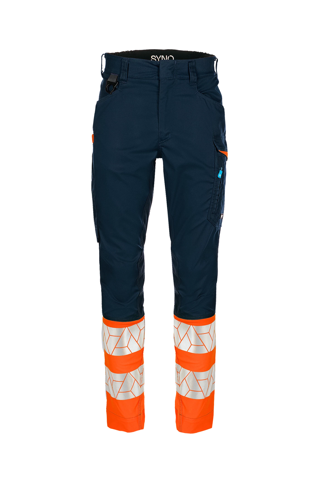 SYNQ Qlear Hi vis stretch trousers Class 1