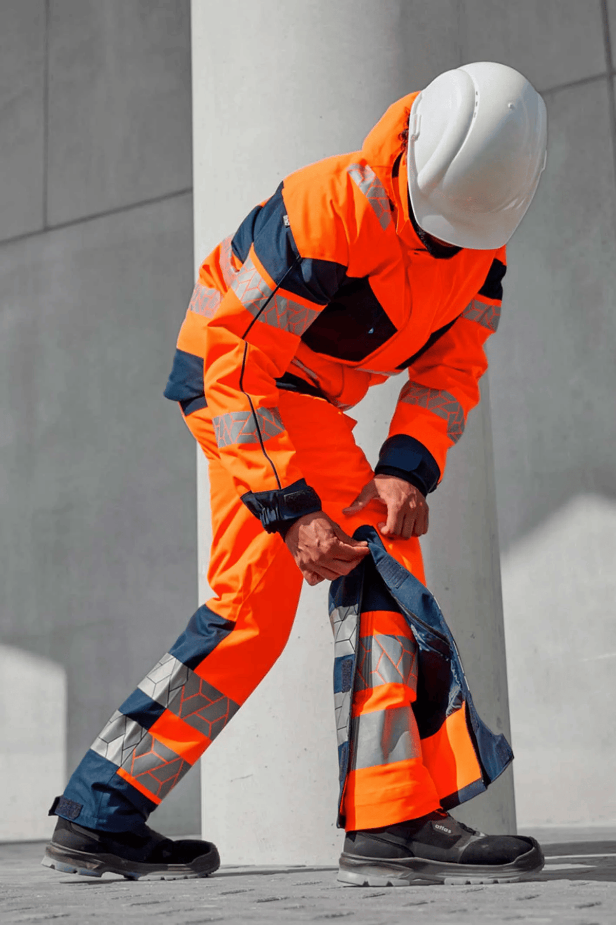 synq hi vis breathable rain trousers 