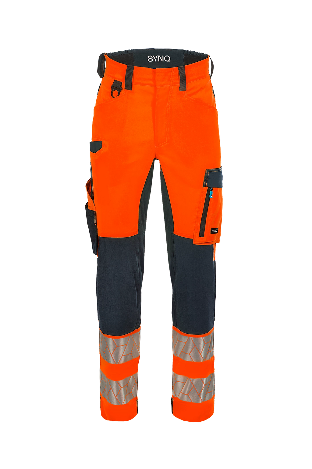 SYNQ Nopaque Hi Vis Knee Pocket Stretch Trousers 