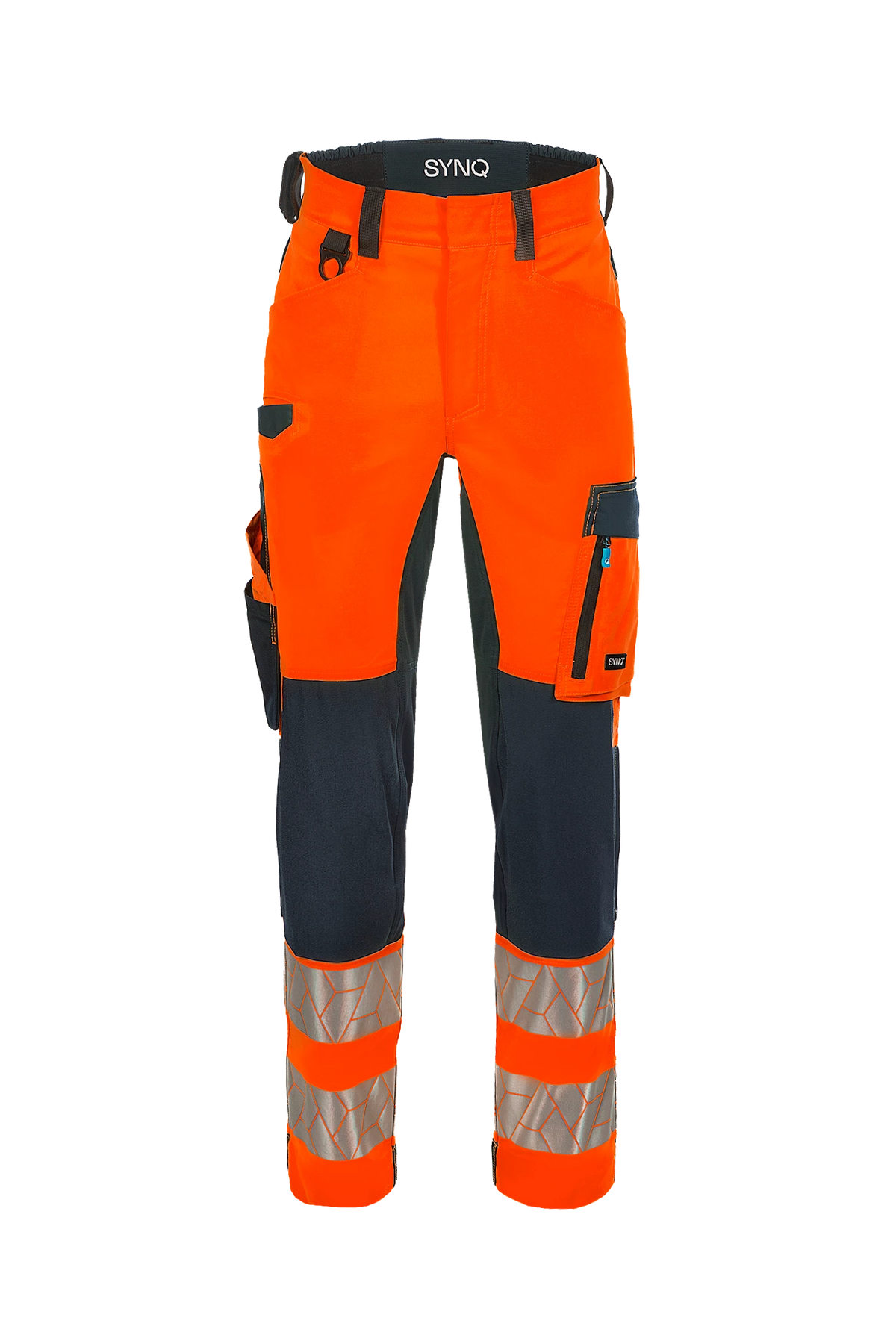 SYNQ Nopaque Hi Vis Knee Pocket Stretch Trousers 