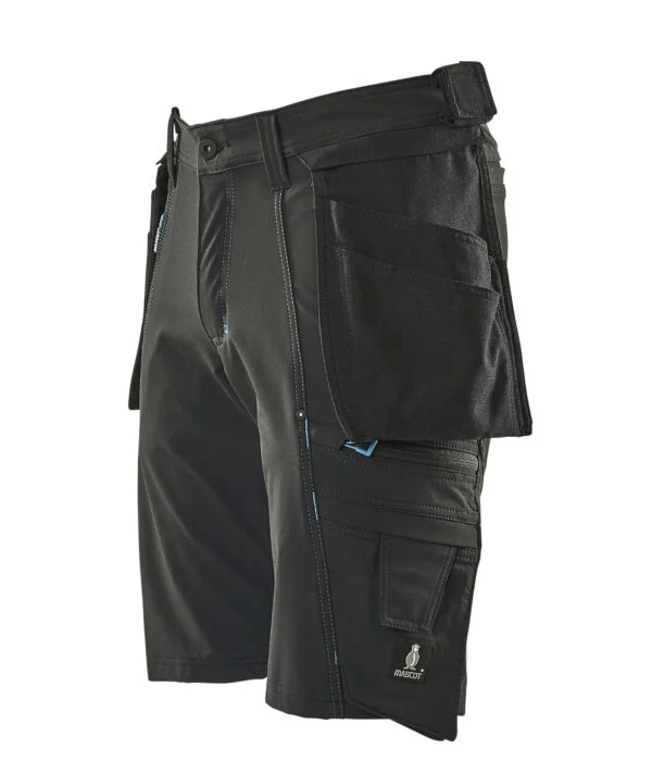 mascot workwear stretch shorts with holster pockets