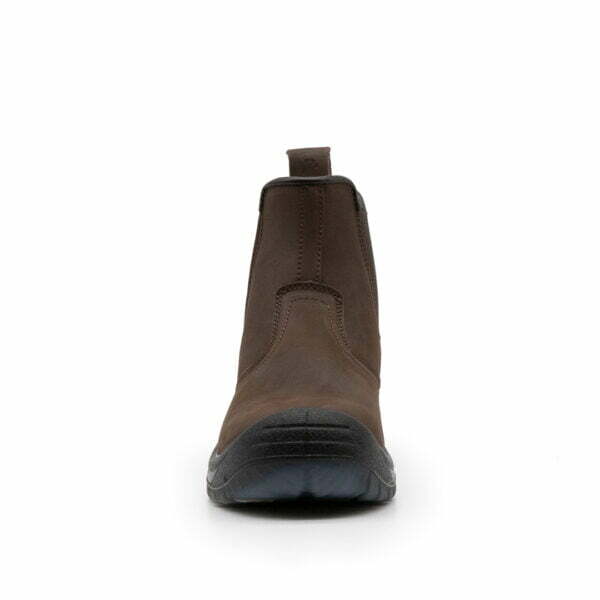 Xpert Defiant dealer boot brown slip on with scuff toe