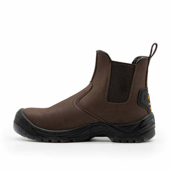 Xpert Defiant dealer boot brown slip on with scuff toe