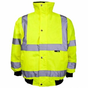 supertouch junior kids hi vis bomber jacket