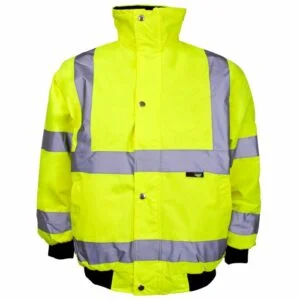 supertouch junior kids hi vis bomber jacket