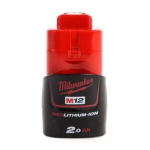 milwaukee m12b2 2.0ah 12v battery