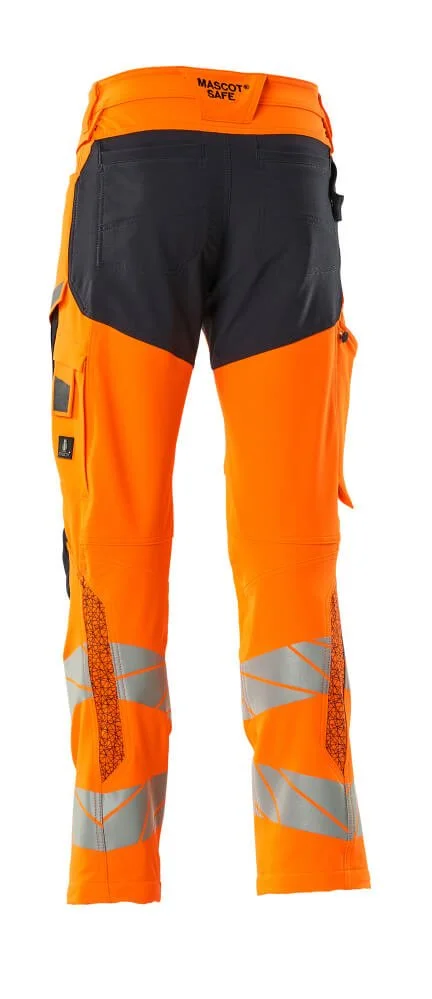 mascot 19479 hi vis stretch 2 tone trousers