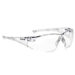 bolle rush safety glasses clear