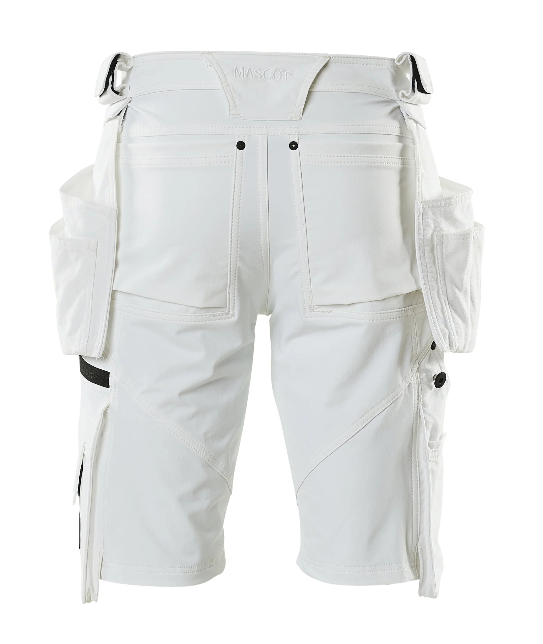 mascot workwear painters stretch shorts with holster pockets