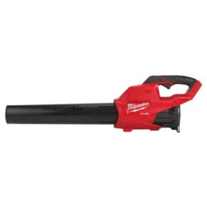 Milwaukee blower with a red handle, suitable for workwear.