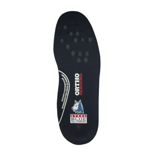 steel blue boots mens ortho insole