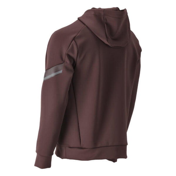 MASCOT CUSTOMIZED 22186 FLEECE HOODIE BORDEAUX SIDE