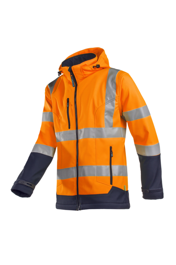 sioen 9933 fuller hi vis softshell jacket class 3
