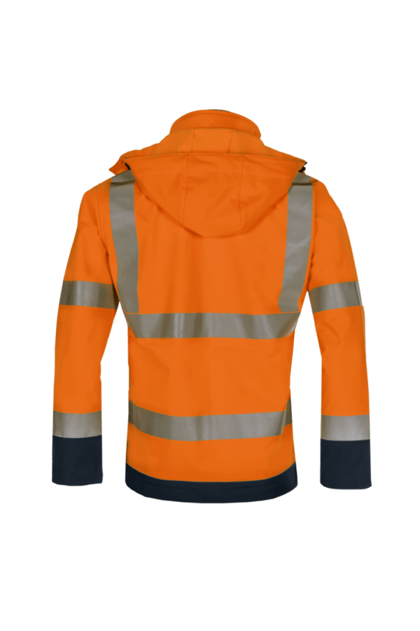 SIOEN Fuller 9933 Hi Vis Softshell Jacket With Detachable Hood Class 3 - Image 2