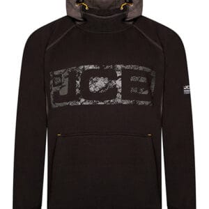 JCB Horton Work Hoodie Black Grey