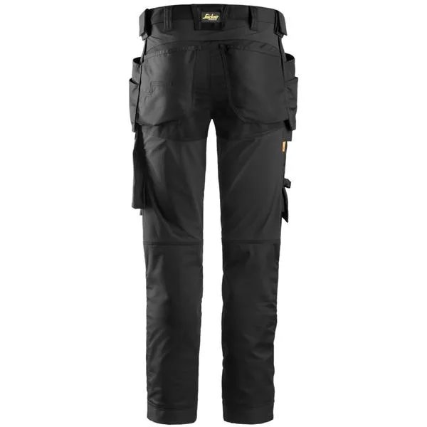 snickers 6241 allround stretch work trousers with holster pockets black
