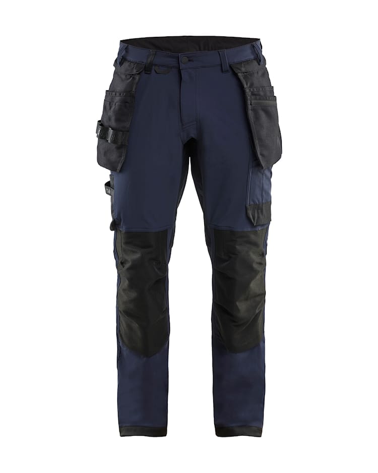 blaklader 1720 4 way stretch trousers with holster pockets