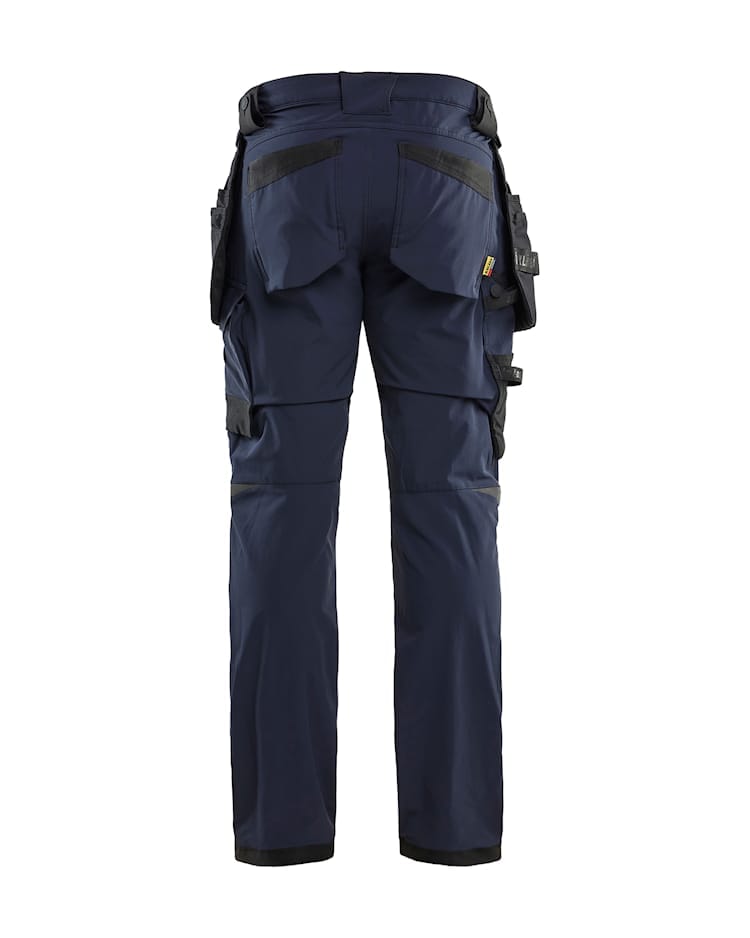 blaklader 1720 4 way stretch craftsman trousers with holster pockets