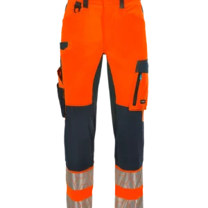synq nopaque 113wa hi vis trousers with knee pad pockets and stretch panels class 2